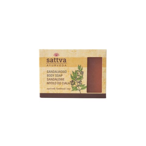 MYDŁO W KOSTCE DO CIAŁA DRZEWO SANDAŁOWE 125 g - SATTVA