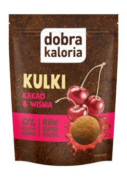 KULKI DAKTYLOWE KAKAO & WIŚNIA 0% DODATKU CUKRU 58 g - DOBRA KALORIA