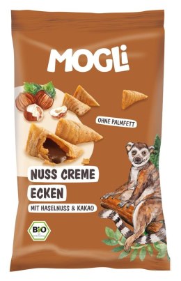 ROŻKI Z KREMEM ORZECHOWO - KAKAOWYM BEZGLUTENOWE BIO 30 g - MOGLI