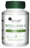 Witamina C optymalna 250 mg, 200 vege caps Aliness