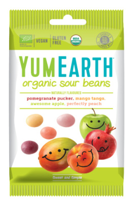Cukierki kwaśne fasolki EKO (Sour Beans) 50g - YumEarth