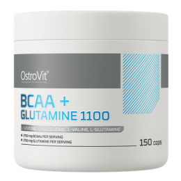 OstroVit BCAA Glutamina 1100 mg 150 KAPS