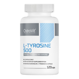 OstroVit L-TYROZYNA 500 mg 120 KAPS TIROSINE