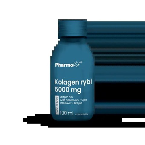SHOT KOLAGEN RYBI 5000 mg BEZGLUTENOWY 100 ml - PHARMOVIT