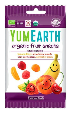 Żelki bez żelatyny EKO (Fruit Snacks) 50g - YumEarth