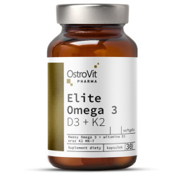 OstroVit Pharma Elite Omega 3 D3 + K2 30 kapsułek