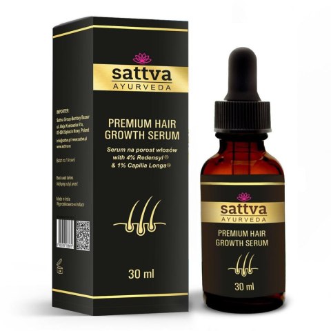 SERUM NA POROST WŁOSÓW 30 ml - SATTVA (AYURVEDA)