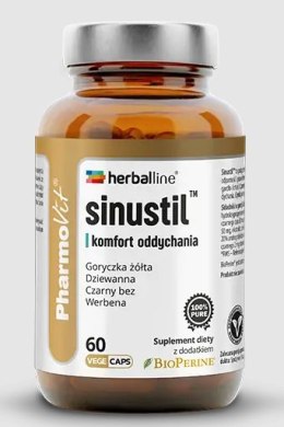 KAPSUŁKI NA KOMFORT ODDYCHANIA (SINUSTIL) BEZGLUTENOWE 60 szt. - PHARMOVIT (HERBALLINE)