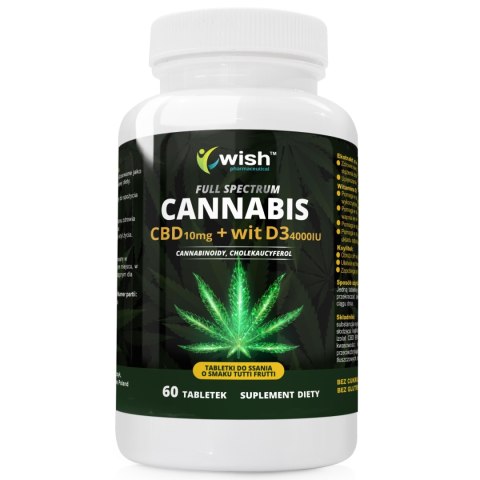 WISH CBD 10MG D3 4000IU DO SSANIA 60 TABL WISH CBD 10MG D3 4000IU DO SSANIA 60 TABL