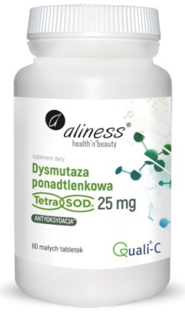 Dysmutaza ponadtlenkowa (Tetra Sod) 25 mg - Aliness