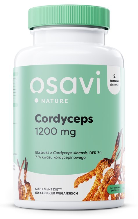 OSAVI CORDYCEPS NATURE 1200MG 60 VEGAN CAPS