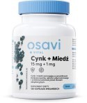 OSAVI CYNK MIEDŹ 15MG 1MG 120 VEGAN CAPS