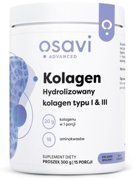 OSAVI KOLAGEN HYDROLIZOWANY TYPU I & III 300G