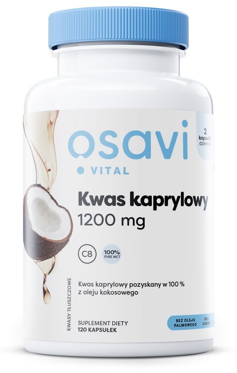 OSAVI KWAS KAPRYLOWY 1200MG 120 SOFTGELS