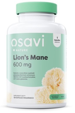 OSAVI LION'S MANE NATURE 600MG 120 VEGAN CAPS