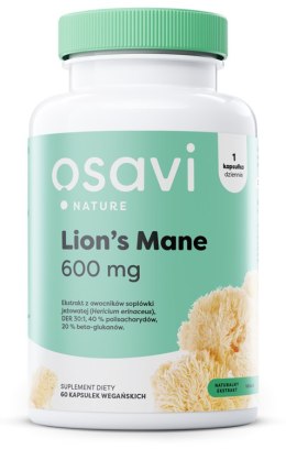 OSAVI LION'S MANE NATURE 600MG 60 VEGAN CAPS