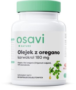 OSAVI OLEJEK Z OREGANO KARWAKROL 180MG 60 KAPSUŁEK DOJELITOWYCH