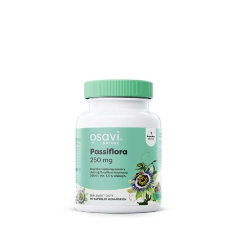 OSAVI PASSIFLORA NATURE 250MG 60 VEGAN CAPS