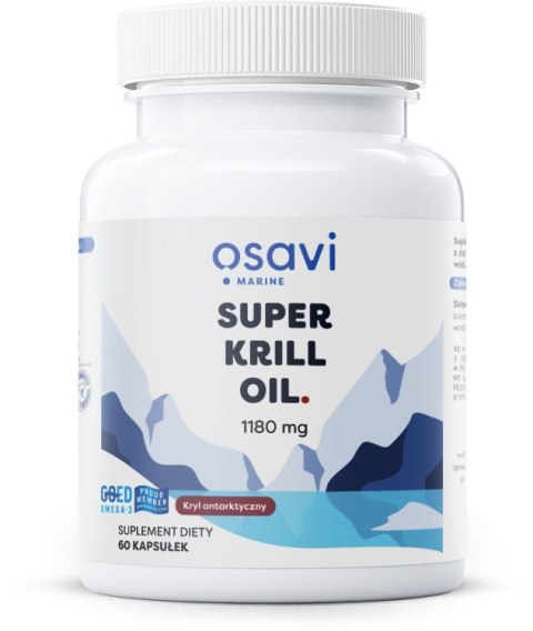 OSAVI SUPER KRILL OIL MARINE 1180MG 60 SOFTGELS
