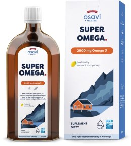 OSAVI SUPER OMEGA MARINE 2900MG OMEGA 3 CYTRYNA 500ML