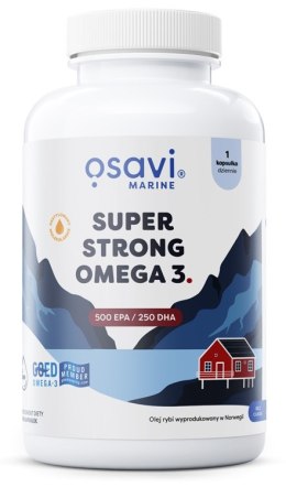 OSAVI SUPER STRONG OMEGA 3 MARINE 500 EPA / 250 DHA 180 SOFTGELS