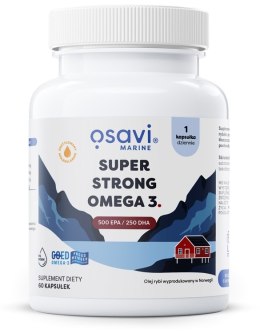 OSAVI SUPER STRONG OMEGA 3 MARINE 500 EPA / 250 DHA 60 SOFTGELS