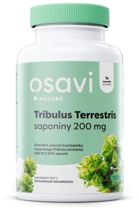 OSAVI TRIBULUS TERRESTRIS NATURE SAPONINY 200MG 120 VEGAN CAPS