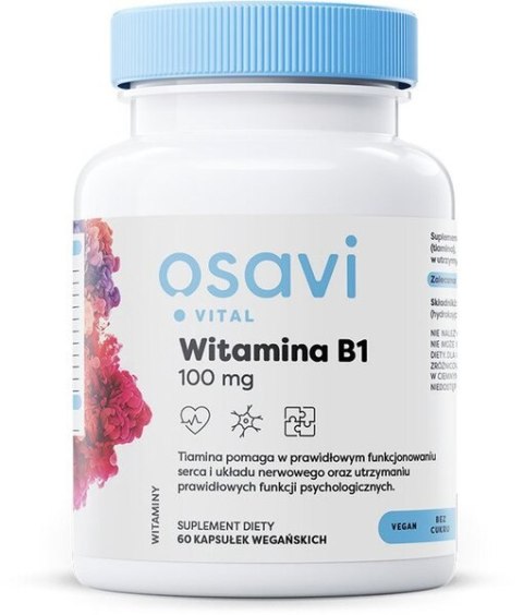 OSAVI WITAMINA B1 100MG 60 VEGAN CAPS