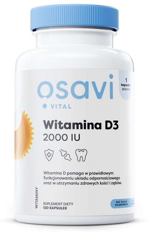 OSAVI WITAMINA D3 2000IU 120 SOFTGELS