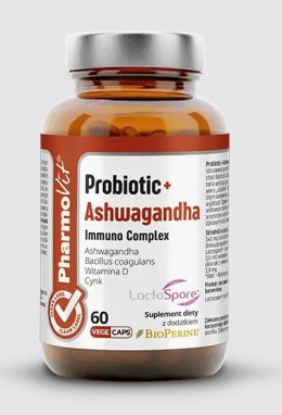 PROBIOTIC + ASHWAGANDHA IMMUNO COMPLEX 60 KAPSUŁEK - PHARMOVIT (CLEAN LABEL)