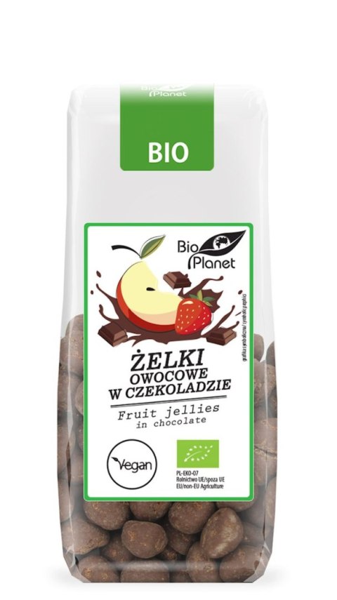 ŻELKI OWOCOWE W CZEKOLADZIE BIO 100 g - BIO PLANET