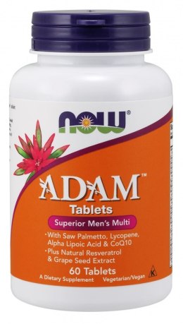 NOW FOODS ADAM Multiwitamina for Men - 60 tablets