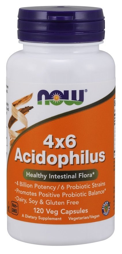 NOW FOODS Probiotyk Acidophilus 4X6 - 120 vcaps