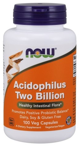 NOW FOODS Probiotyk Acidophilus 2 miliardy - 100 vcaps