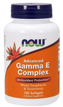 NOW FOODS Advanced Gamma Witamina E Complex - 120 softgels