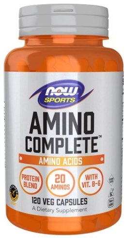 NOW FOODS Aminokwasy Amino Complete - 120 vcaps