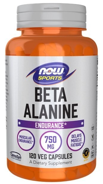 NOW FOODS Beta-Alanine, 750mg - 120 caps