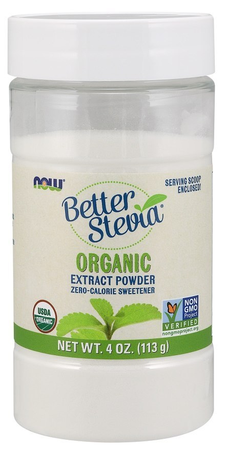 NOW FOODS Better Stevia Extract Proszek, Organic - 113g