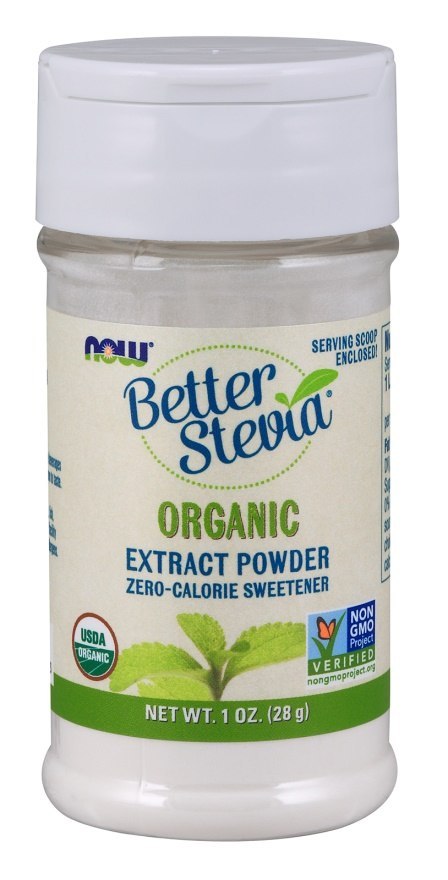 NOW FOODS Better Stevia Extract Proszek, Organic - 28g