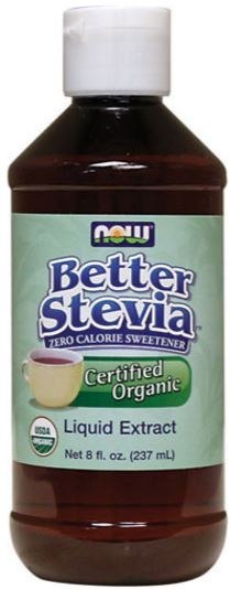 NOW FOODS Better Stevia Liquid, Organic - 237 ml.