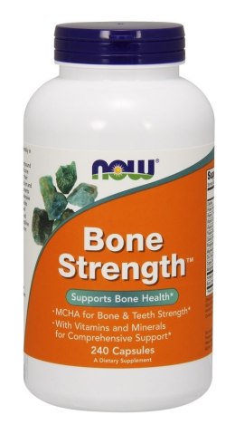 NOW FOODS Bone Strength TWARDE KOŚCI i ZĘBY 240 caps