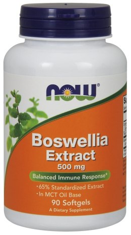 NOW FOODS Boswellia Extract, 500mg - 90 softgels