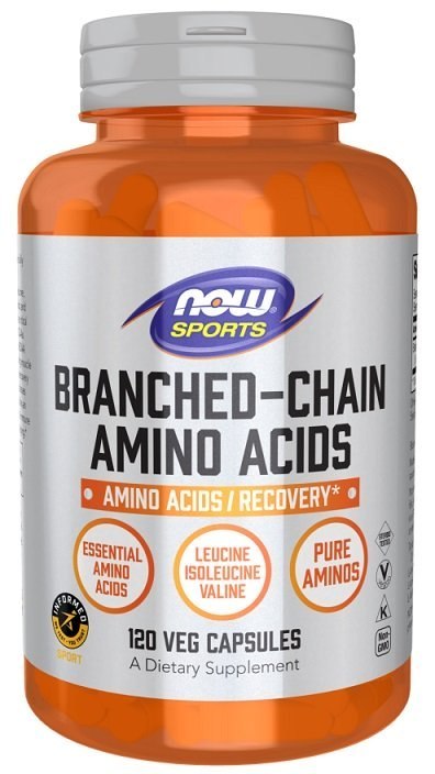 NOW FOODS Aminokwasy BCAA - 120 vcaps