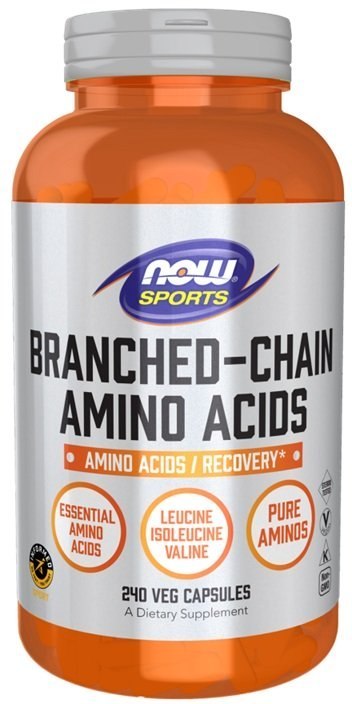 NOW FOODS Aminokwasy BCAA - 240 vcaps