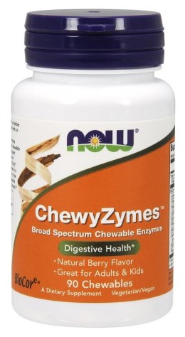 NOW FOODS ChewyZymes - 90 tabletek