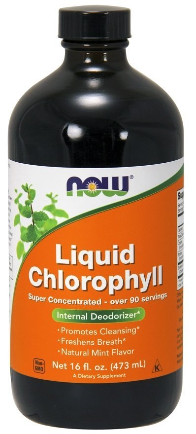 NOW FOODS Chlorofil, Płyn - 473 ml.