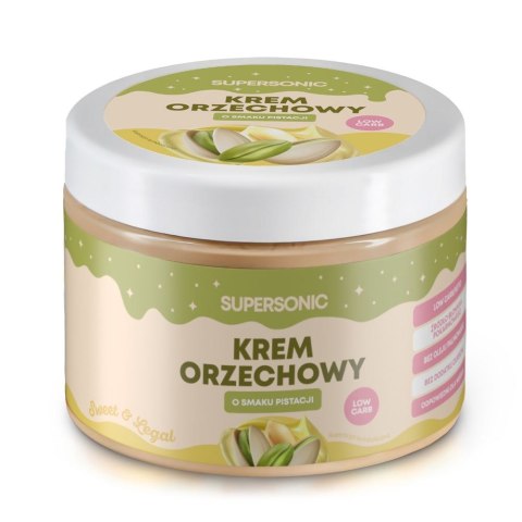 KREM ORZECHOWY O SMAKU PISTACJI 250 g - SUPERSONIC