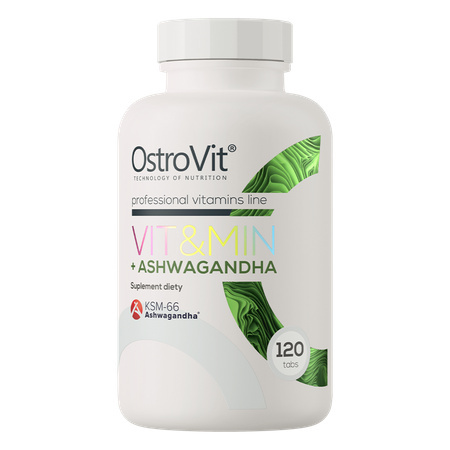 OstroVit Witaminy Minerały Ashwagandha 120 tabl