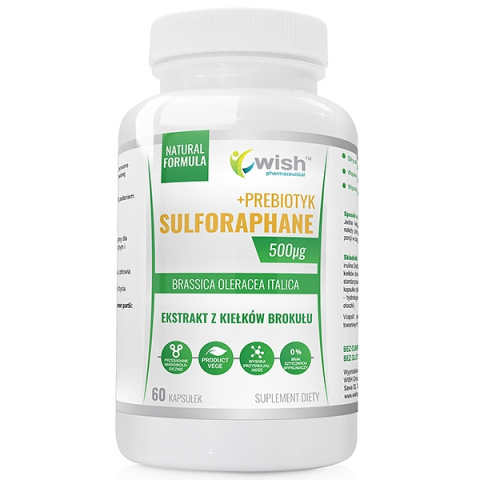 WISH SULFORAFAN 500MCG EKSTRAKT BROKUŁ 60 KAPS
