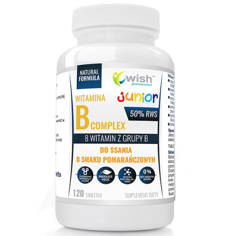 WISH WITAMINA B COMPLEX 120 TABL DO SSANIA WISH WITAMINA B COMPLEX 120 TABL DO SSANIA